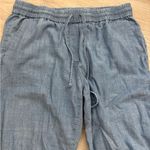 J.Crew  Chambray Drawstring Cropped Pants | Light Blue | 6 Photo 3