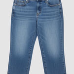 Talbots ‎ Women's Size 4 Pedal Pusher Jean Cropped Capri Blue Denim Med Wash # Photo 0