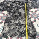 kim rogers  Size 16W Women's Black/White Floral Paisley Sheer Kimono Cardigan Photo 4