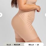 Honeylove Silhouette High Waist Shorts Sand 1X Tan Photo 2