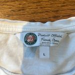 Official Roland Garros French Open shirt tshirt Paris cotton tennis tournament White Size L Photo 2