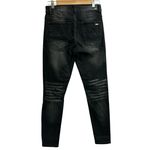 Amiri Black Paint Drop Core Logo Skinny Jeans Size 0/30 Distressed New Photo 3