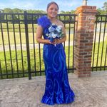 Jovani Blue Prom Dress Photo 1