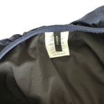 J.Crew One Shoulder Swimsuit Ruffle Trim Navy Blue One Piece Size 4 Photo 3