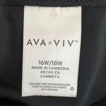 Ava & Viv  Women's High Rise Lined Black Shorts Size 16/18W Photo 3