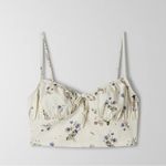 Aritzia  Sunday Best Darcy Tank Crop Floral Smocked Bustier- Size Small Photo 1