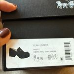 Coach  women Dark Brown Leather Loafers Photo 7