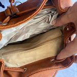 Western Embossed Faux Leather‎ Backpack Tan Photo 8