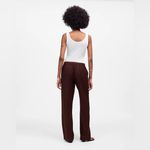 Madewell  women’s The Easy Pull-On Pant 100% Linen brown Size M NWT Photo 3