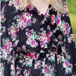 Show Me Your Mumu  Kelsey Romper Womens Medium Black Floral Velvet Boho Party Photo 0