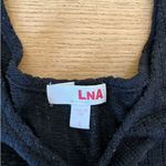 LNA  - Ribbed Sleeveless Tank Top in Black Photo 1