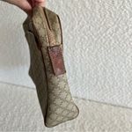 CELINE  Vintage Macadam‎ Authentic Rare Leather Zipper Beige Clutch Photo 5