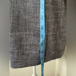 White House | Black Market WHBM‎ Blazer Womens 8 Black Tweed Jacket Textured Classic Office Dark Academia Photo 5