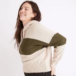 Madewell NWT Clairview Hoodie Sweater in Colorblock Photo 3