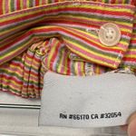 Urban Renewal  Remnants Rainbow Striped Linen High Rise 90’s Short Women’s Sz L Photo 6