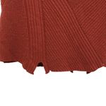 Oska Rust Virgin Wool Knit Sleeveless Sweater Vest 0 S 4/6 Brown Photo 1