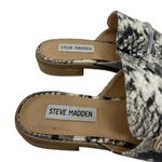 Steve Madden "Laaura" Faux Snakeskin Flats Mules Size 7M Photo 2