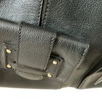 Kate Spade black pebbled leather tronar pockets boho shoulder tote handbag Photo 3