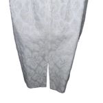 Lafayette 148 NWT Sheath Dress Sleeveless Textured Sheer Inserts Cream size 6 Photo 5