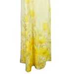 Vintage Unbranded Gunne Sax Style 60s Maxi Dress Size Large Yellow Photo 9