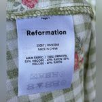Reformation  Crimini Dress in Patio green floral print size 6 Photo 10