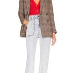 Veronica Beard  Bolton Elastic Hem High Rise Blue Jeans Size 29 Photo 0