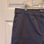 NWT LOFT Outlet Women's Gray Wide Leg Cropped Pants Size 14 Minimalist Neutral Photo 1