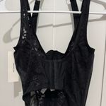 Urban Outfitters Black Lace Bustier Top Photo 3
