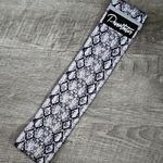 Womens Resistance Band Exercise Snake Skin Glute Band Black Photo 0