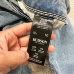 Hudson Jeans Hudson Women’s Straight Icy Blue Button Back Pocket Crop Jeans H0524-01 Size 10 Photo 10