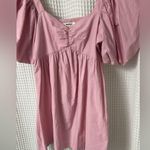 Showpo Vashti Mini Dress Puff Sleeve Sweetheart Dress Pink Size 8 Photo 7