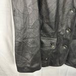 Conrad C Woman Women’s Jacket Stitching Soft Lightweight Black Faux Leather 20 Size 20W Photo 7