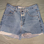 Vintage Marithé Girbaud Distressed Shorts W7/8 Medium Wash Blue Photo 0