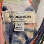 Abercrombie & Fitch Floral Racerback Necklace Tank Top in Red/Blue/Green - XS Photo 4