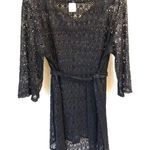 Merona Black Mesh Beach Cover Up Size XL Photo 0
