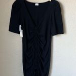 Wilfred Free Wilfred Black Ruched Nissa Mini Dress NWT Photo 0