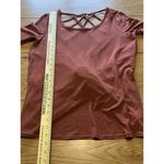 Anthropologie She + Sky Pullover Womens Size Small Peasant Open Back Blouse City Photo 2