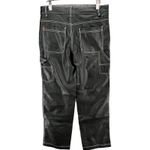 BDG High Rise Carpenter Pants Womens 25 Black Faux Leather Straight Leg Urban Photo 4