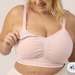 Kindred Bravely Sublime Hands Free Pumping & Nursing Bra Pink Heather Size XXL Photo 4