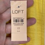 Loft Plus Yellow Cotton V Neck Romper Sz.22W NWT Photo 7
