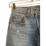 Levi's Light Blue Ripped Button Fly 501 S Skinny Denim Jeans Women Sz 26 Photo 3