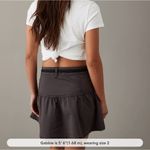 American Eagle NWT AE High-Waisted Drawstring Mini Skirt Photo 1