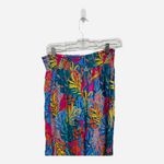 Kona Sol  Wide Leg Side Slit Hawaiian Floral Beach Pants Cover Up Swim Size Small Photo 3