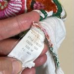 Desigual  embroidered floral and butterfly white tunic‎ top size medium Photo 4