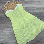 Aritzia sunday best viola bustier green gingham print mini dress Photo 8