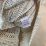 Mak B Cableknit Sweater Beige Sz Small $40 Photo 3
