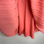 Nine West  Feminine Flowing‎ Lightweight Chiffon Pleated Tank Top Photo 5