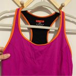 Spanx Magenta and Orange Peplum Style Workout Tank Medium Photo 3