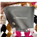 Anthropologie Square Crochet-Trimmed Sweater Duster Kimono Granny Long Blue OS Photo 6