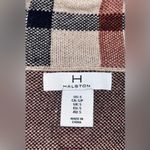 H by Halston Halston Plaid Knit Sweater Cardigan Jacket sz S Photo 3